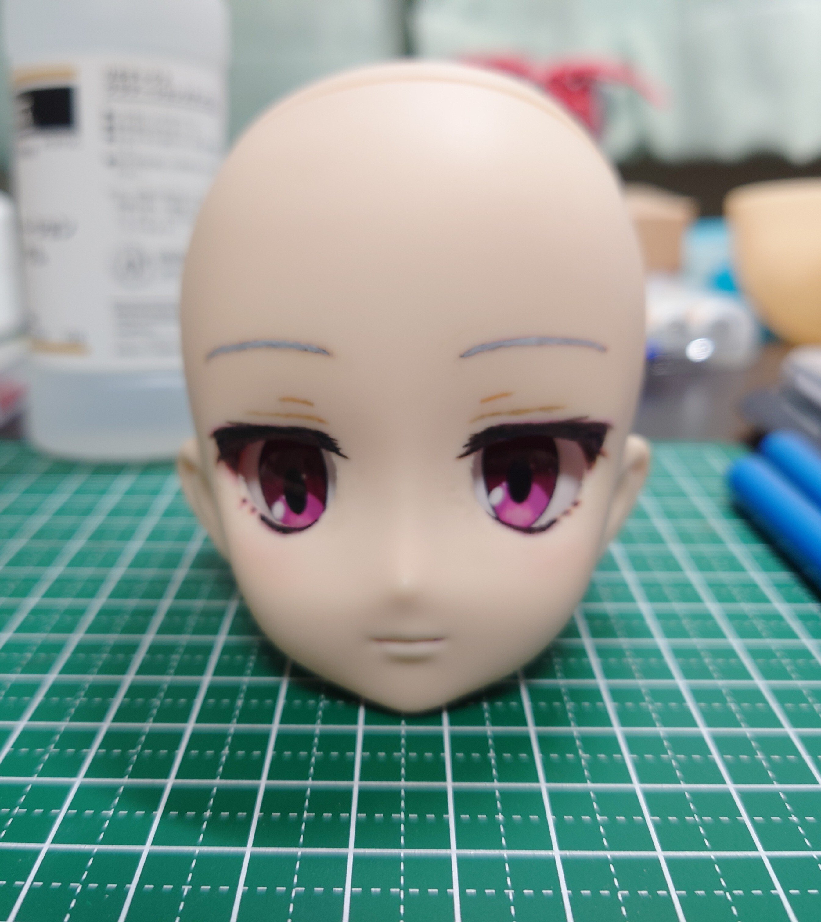 ドールヘッド製作1 メイク｜irico doll