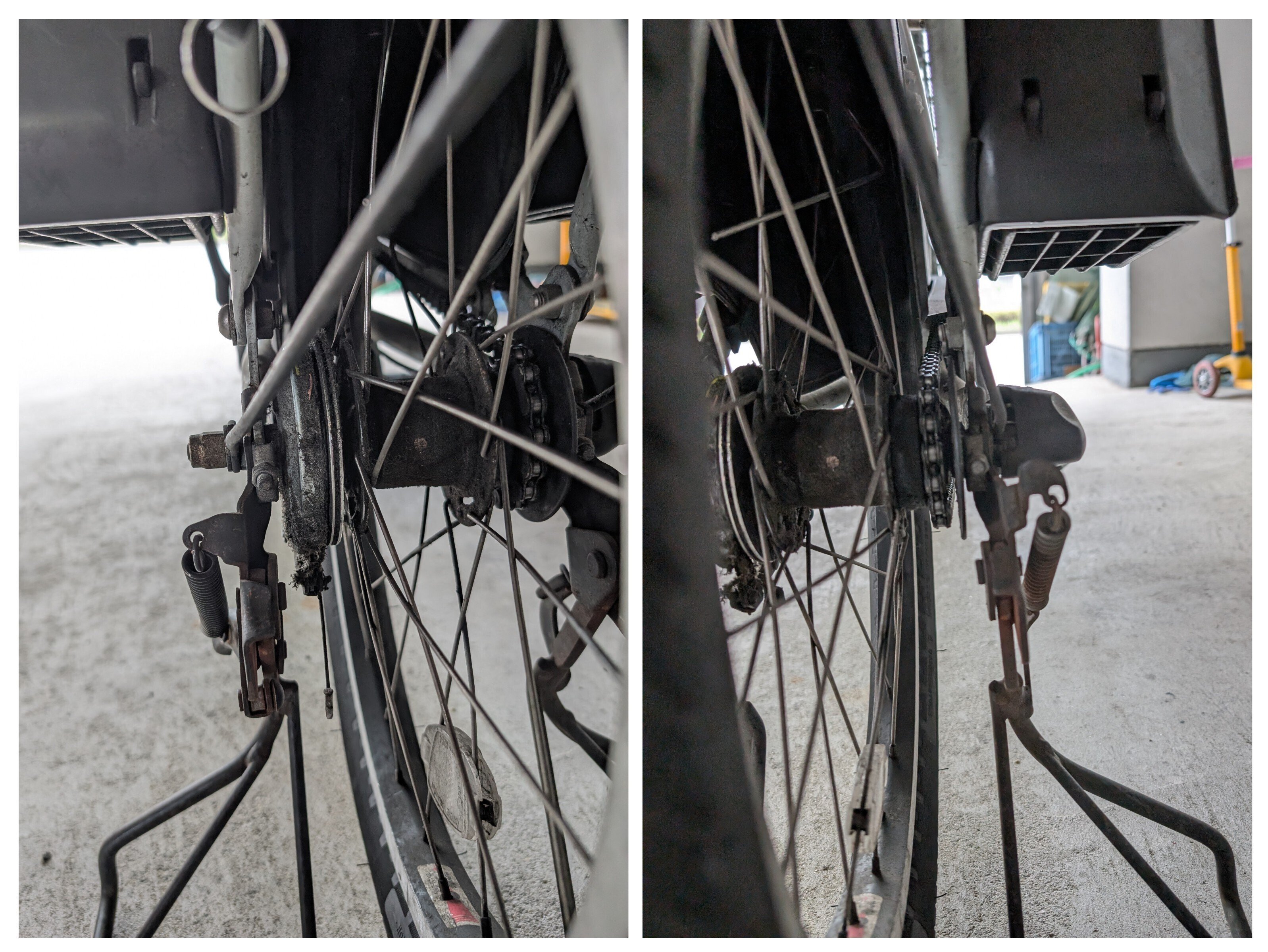 フル電動アシスト自転車※後輪タイヤパンクしてますが他良好
