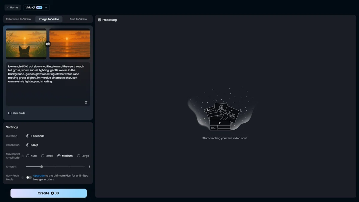 動画生成AI『Vidu Q1』でつくる、シーンをなめらかに繋げるAIアニメ[keyframe機能]｜GENEL ｜ AIを用いた動画制作解説