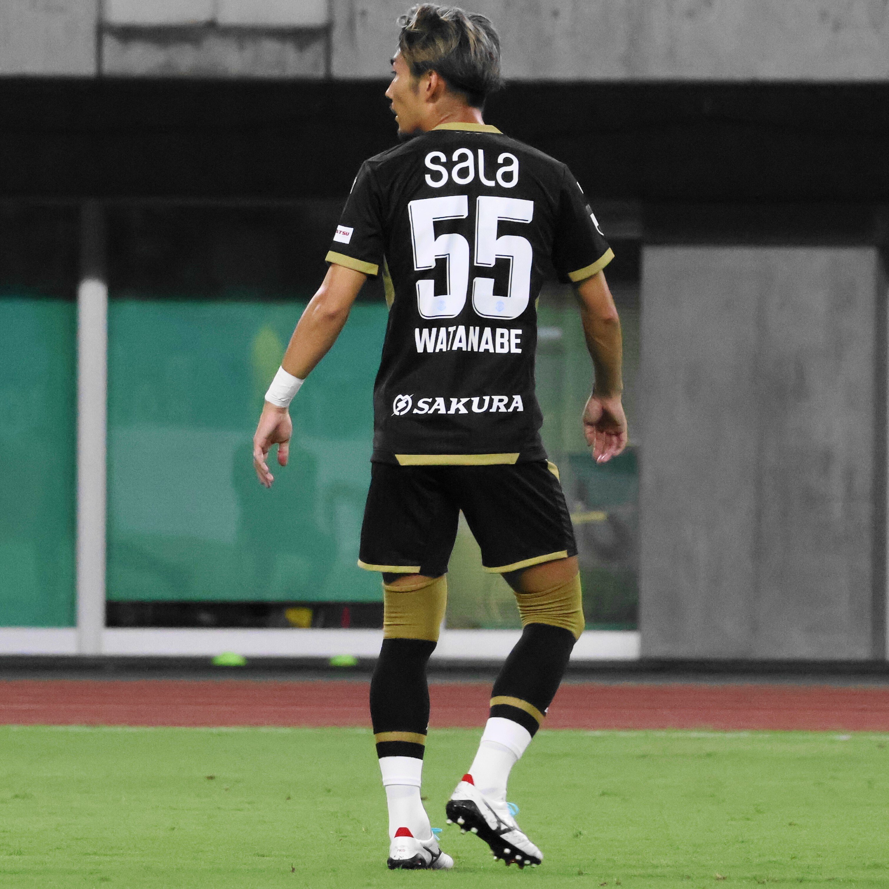 背中で魅せるジュビロ磐田！この一瞬、エモすぎる。｜神田川_