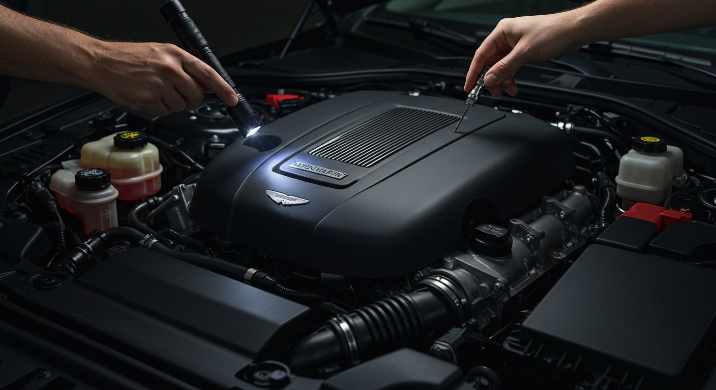 アストンマーティン購入前の車両チェック