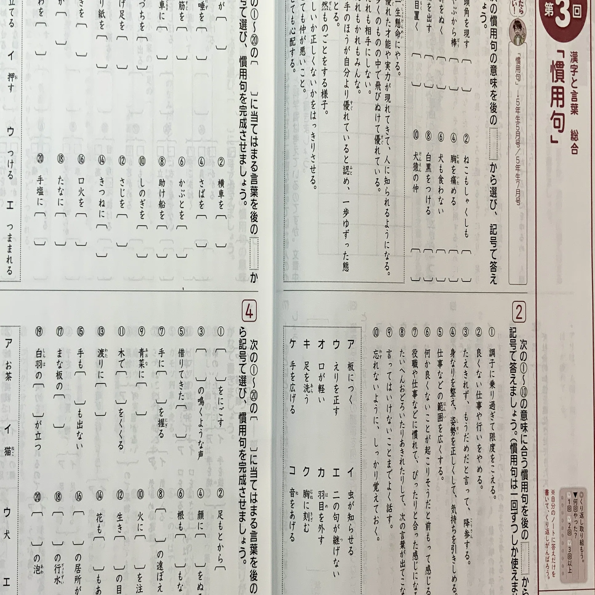 進研ゼミ 中学受験講座のあれこれ 6年前半｜かもメモめ