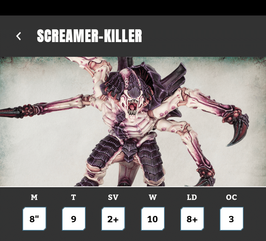 ティラニッドユニット評価2025 スクリーマーキラー編｜αΩ