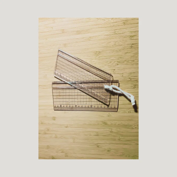 1日1捨てⅡ 23日目『折れた定規（じょうぎ）』#文房具 #すⅡ 23日目