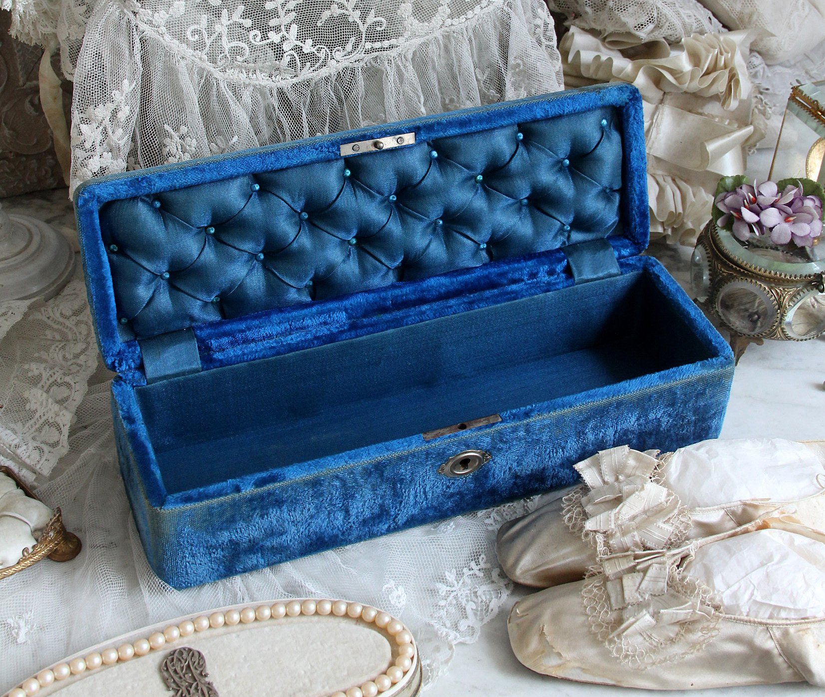 フランスアンティークファーマシーボックス 薬箱 紙箱 蚤の市 紙モノ