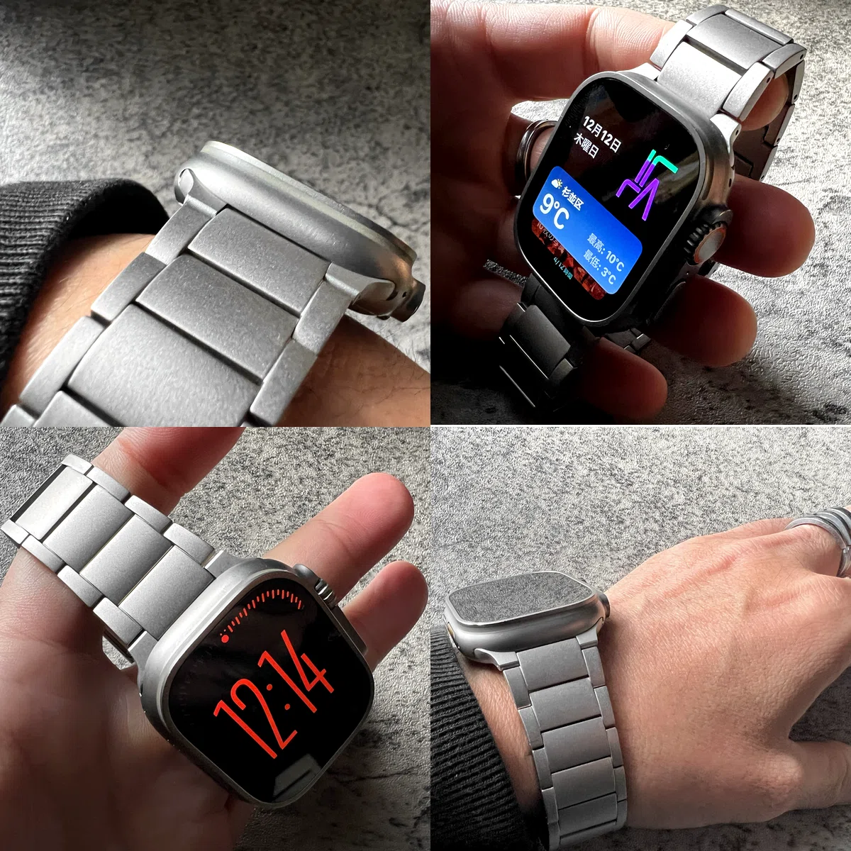 違いは？】MinZ Apple Watch Ultraチタンバンド｜グレード5採用の 