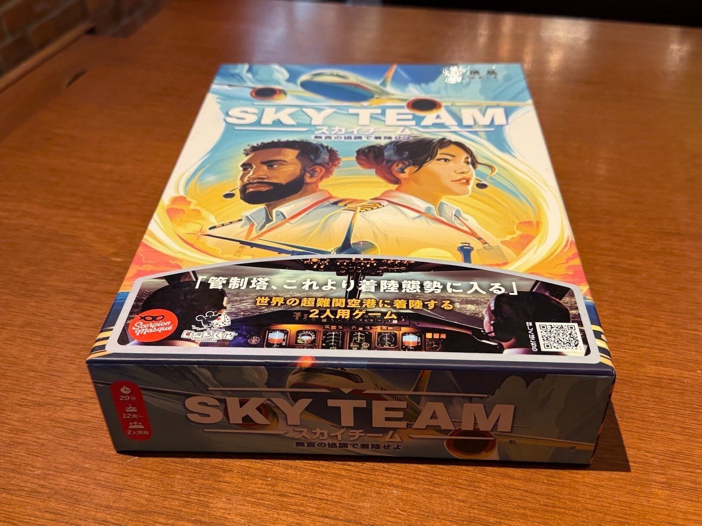 SKY TEAM スカイチーム 2人用ボードゲーム（SKY TEAM 細かく