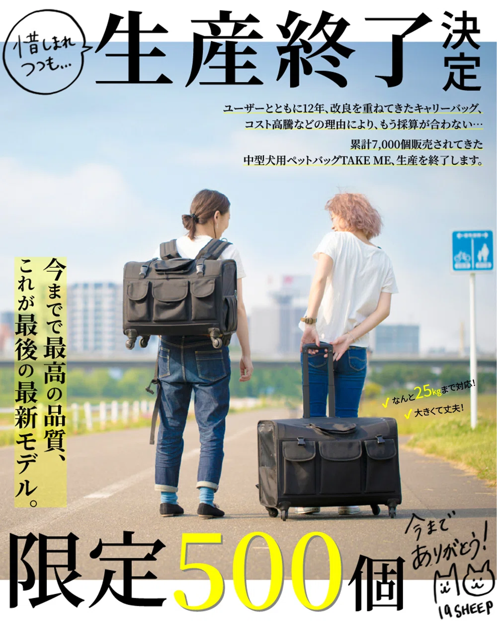 中型犬用ペットキャリー開発秘話・第4話「Lサイズが愛された4つの理由