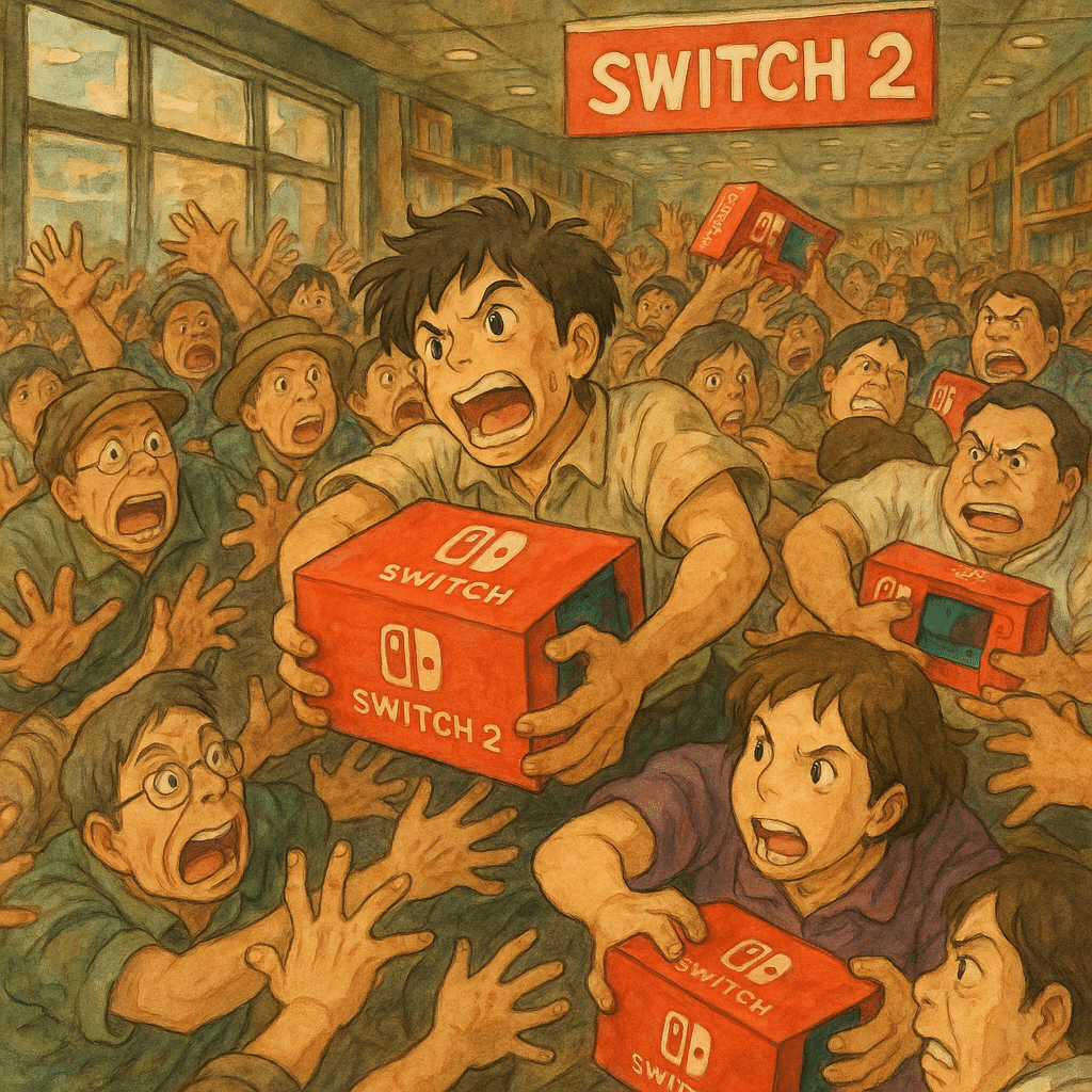 【値下可】Switch2落選した時の自画像 値下可】Switch2落選した時の自画像 （当選した人へ】ゲオ