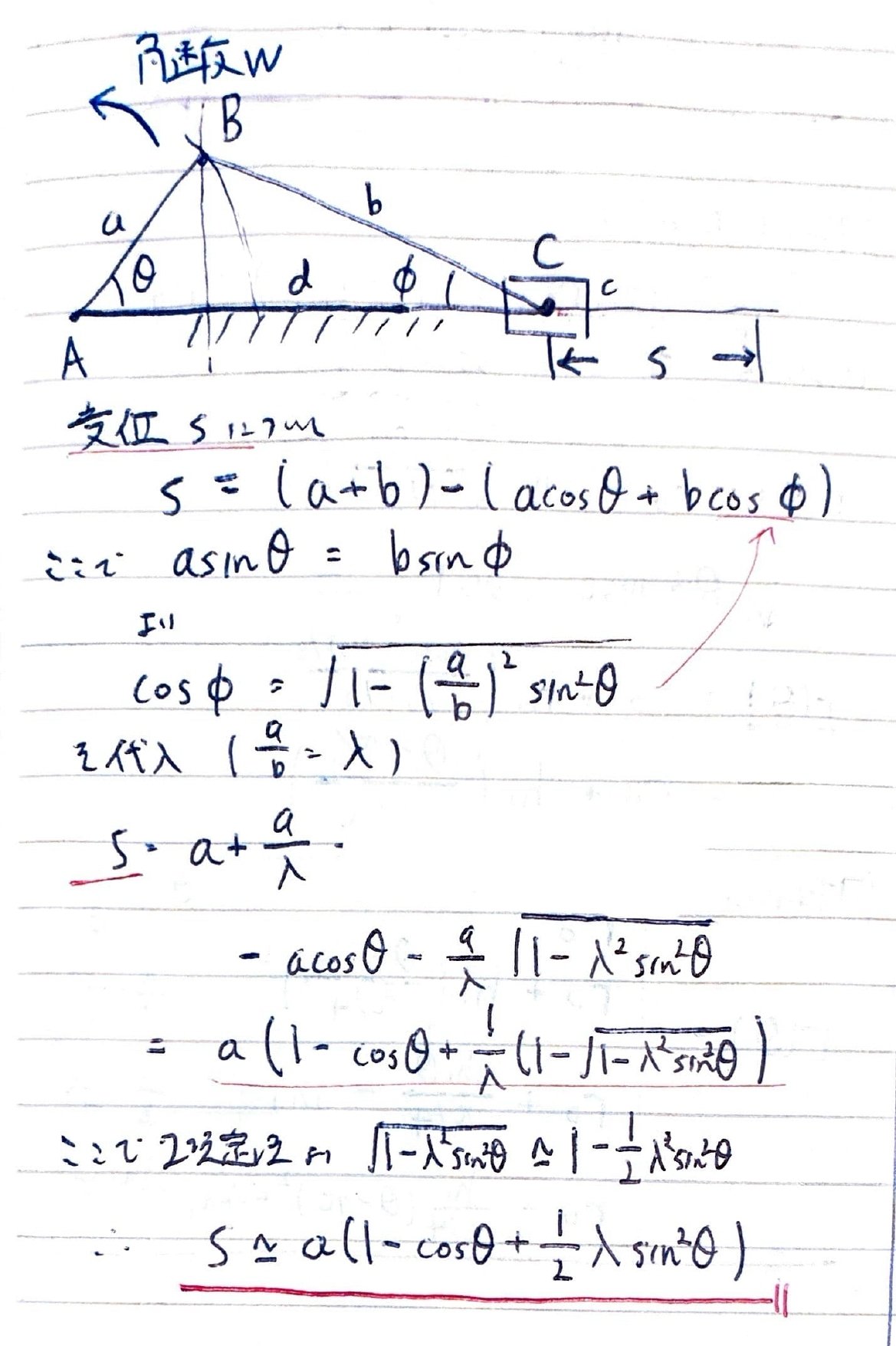 書記が物理やるだけ#398 スライダクランク機構，両スライダ機構｜鈴華書記（Writer Rinka）
