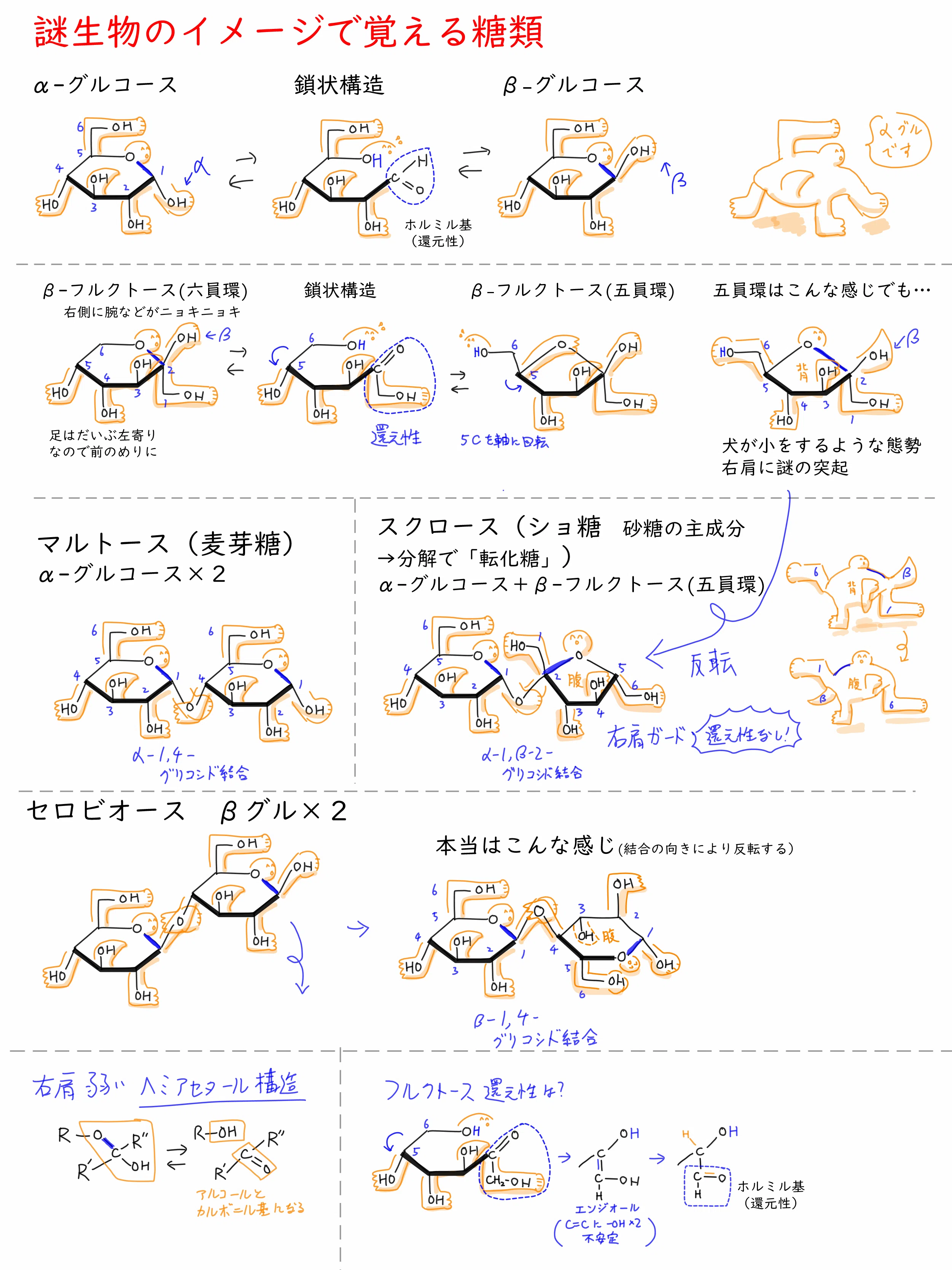 二 糖類 覚え 方