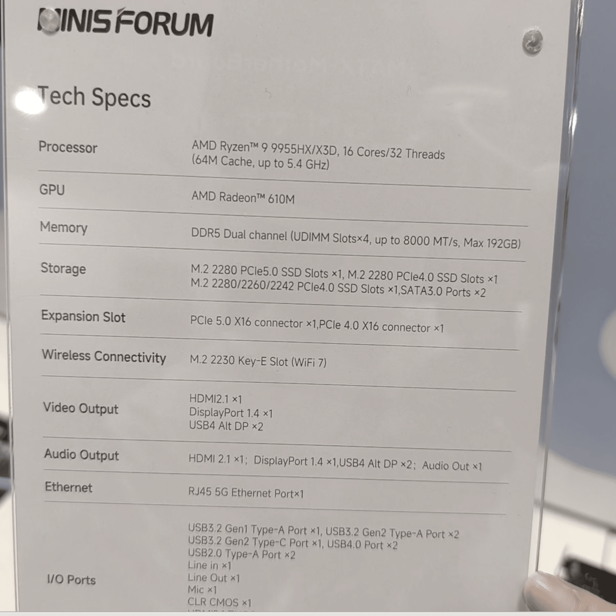PCIE2つのM-ATXマザー】Minisforumの新製品【RTX5060ミニPC】｜重藤 六