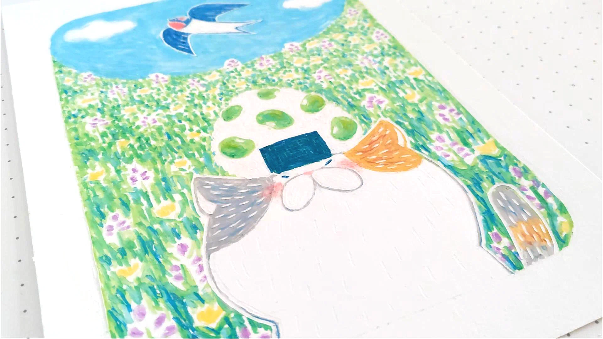 art blog 】自分の成長 | 好きなドラマでほっこり | クレパス イラスト
