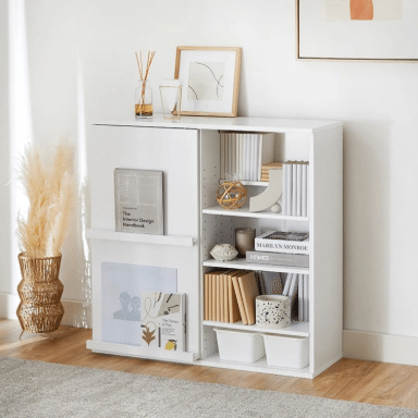 LOWYAの本棚、収納力は抜群でGOOD！！さて、組み立てはいかがなもの