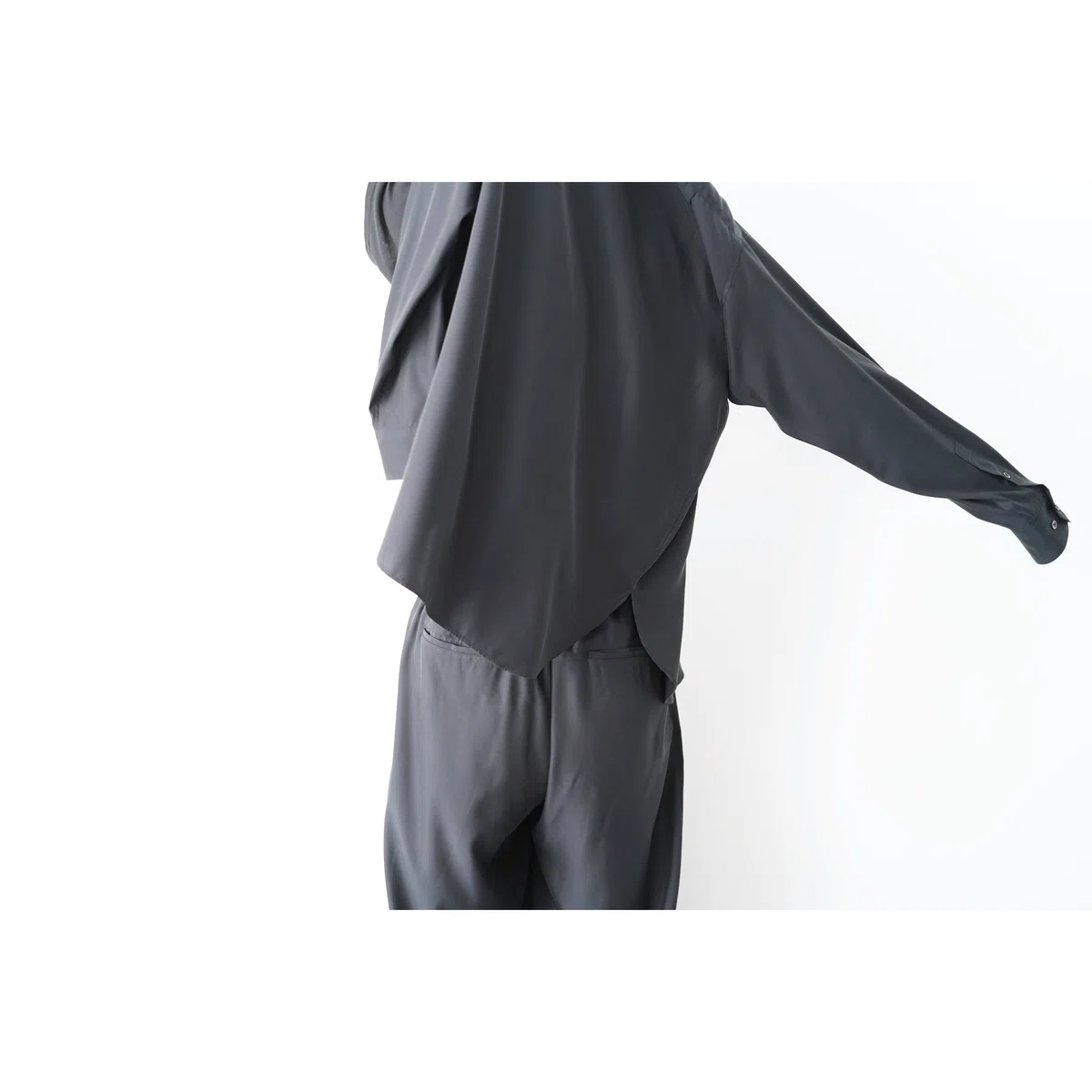 とろける服。ssstein(シュタイン) Cupro Twill Oversized LS Shirt