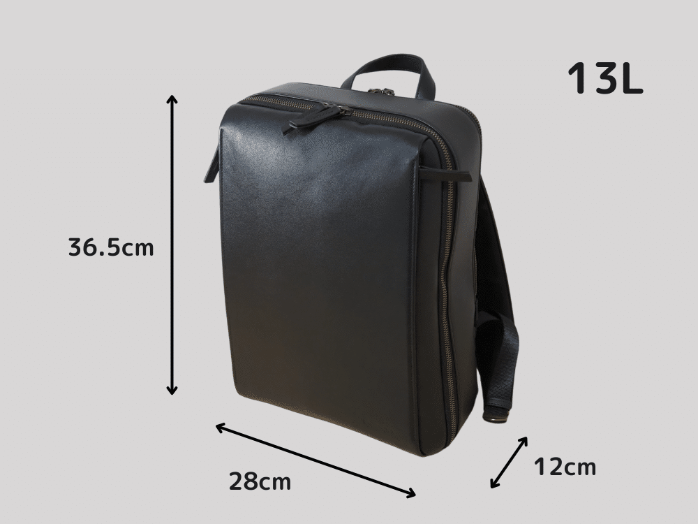 新品　Evoon マルチビジネスリュックレザーMini 本革　13L ブラック 楽天市場】【クーポン配布中！】【14個の機能搭載！】 Evoon