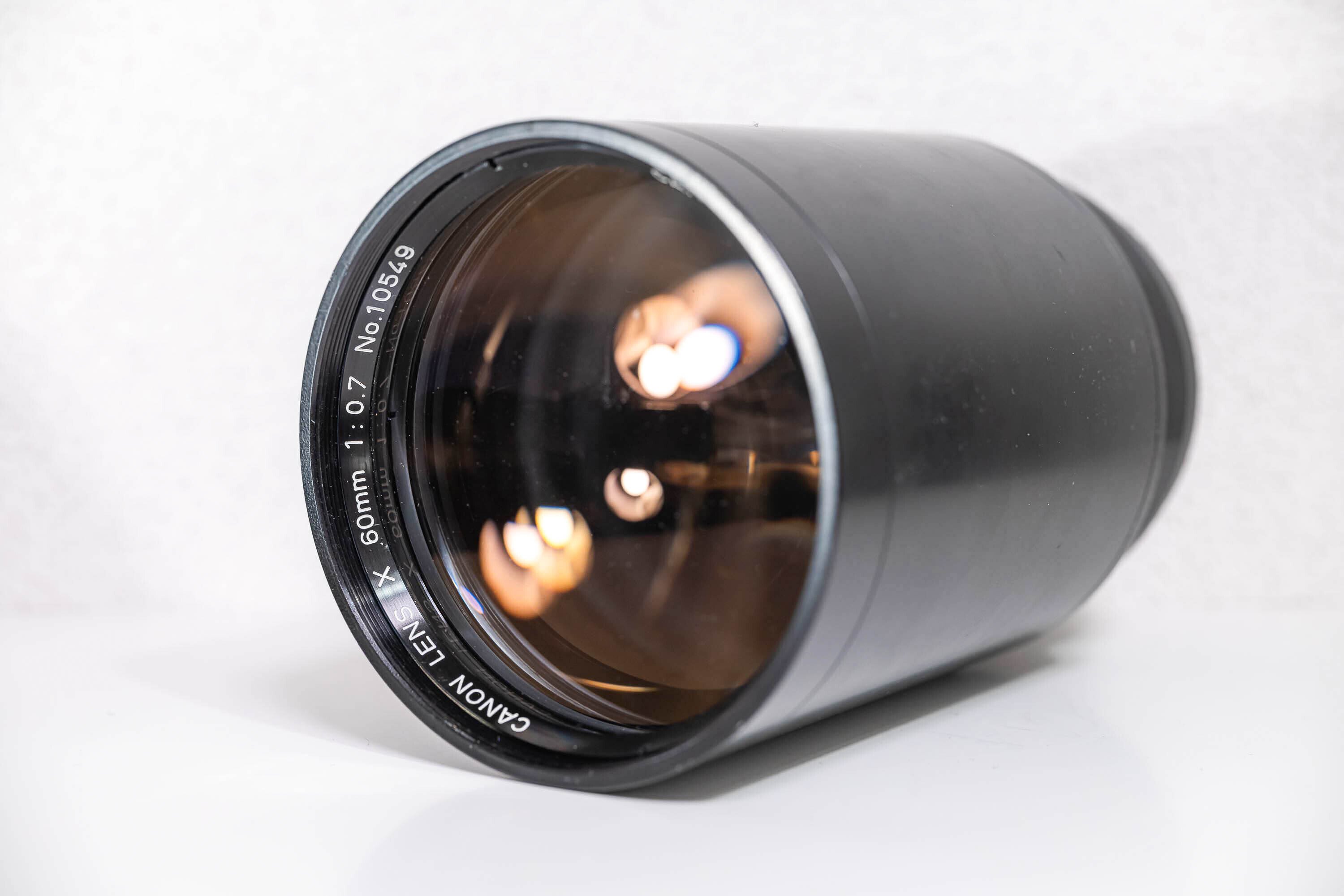 産業用大口径レンズレビュー:CANON LENS X 60mm F0.7|fixsenia 産業用大口径レンズレビュー:CANON LENS X 60mm F0.7|fixsenia
