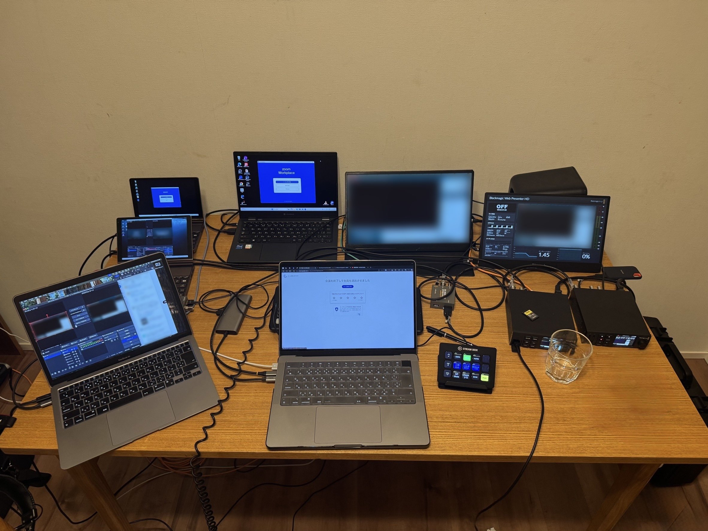 WindowsのZoomだと、画面共有の時にメニュー表示が避けられない