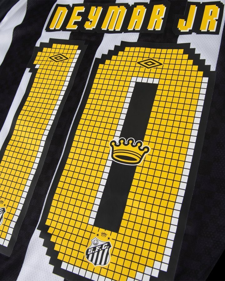 レトロゲーム？！ネイマール所属サントスにピクセル柄の新ユニフォーム