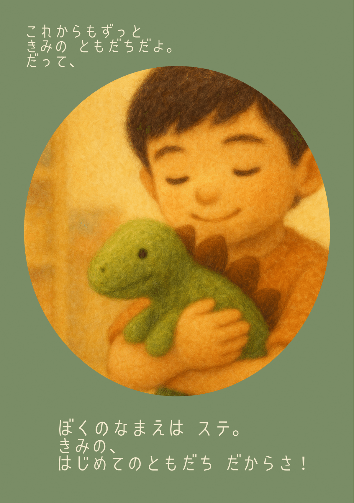 AIで叶えるはじめての絵本┃ステは ぼくの はじめてのともだち AIで叶えるはじめての絵本┃ステは ぼくの はじめてのともだち