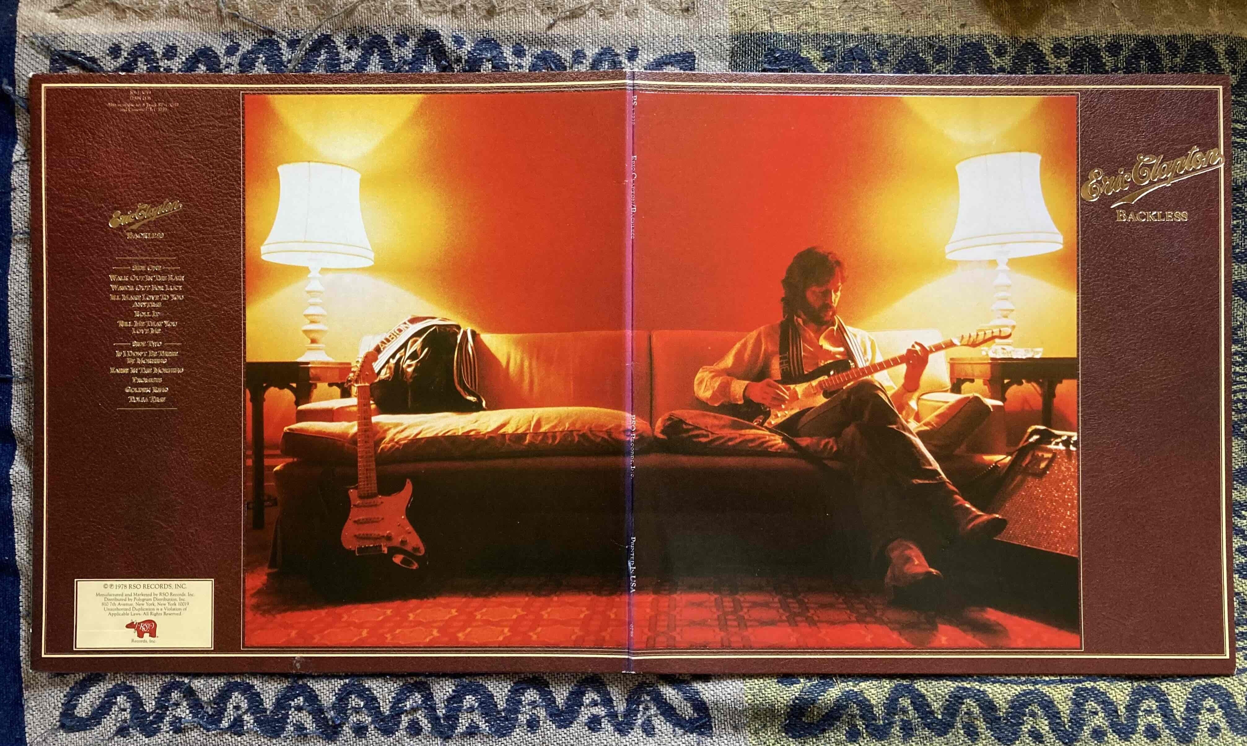 Eric Clapton [ Backless ] RSO-RS-1-3039｜naruru's Record