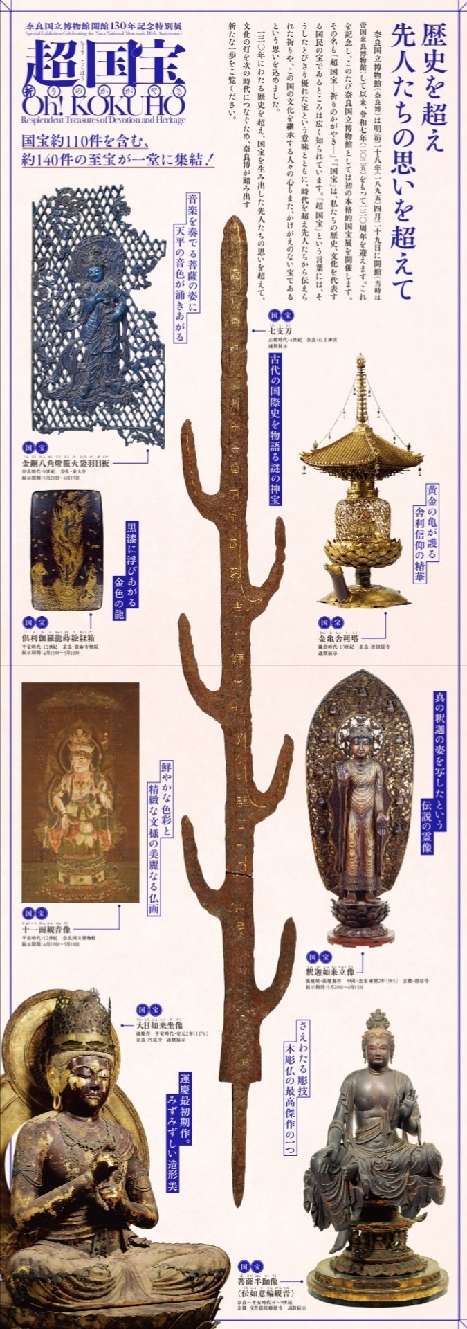 奈良国立博物館開館130年記念特別展 公式図録 「 超国宝 祈りの