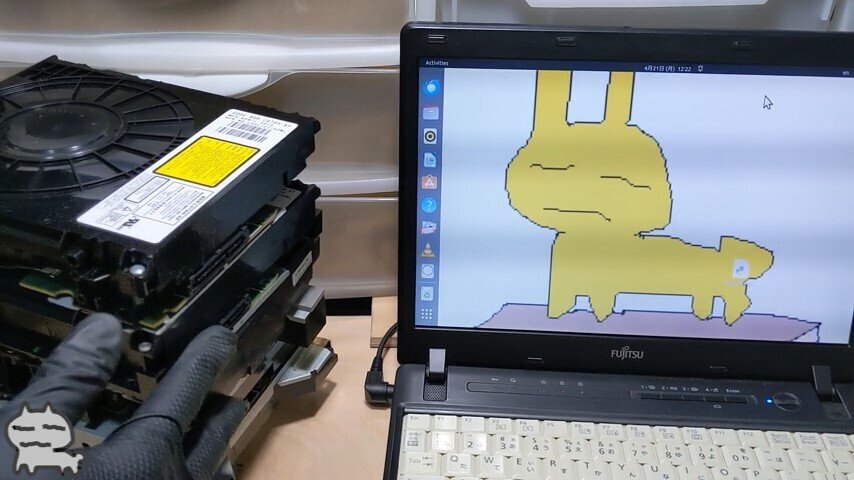 ジャンク再利用】ジャンク品のブルーレイレコーダーから取り出し