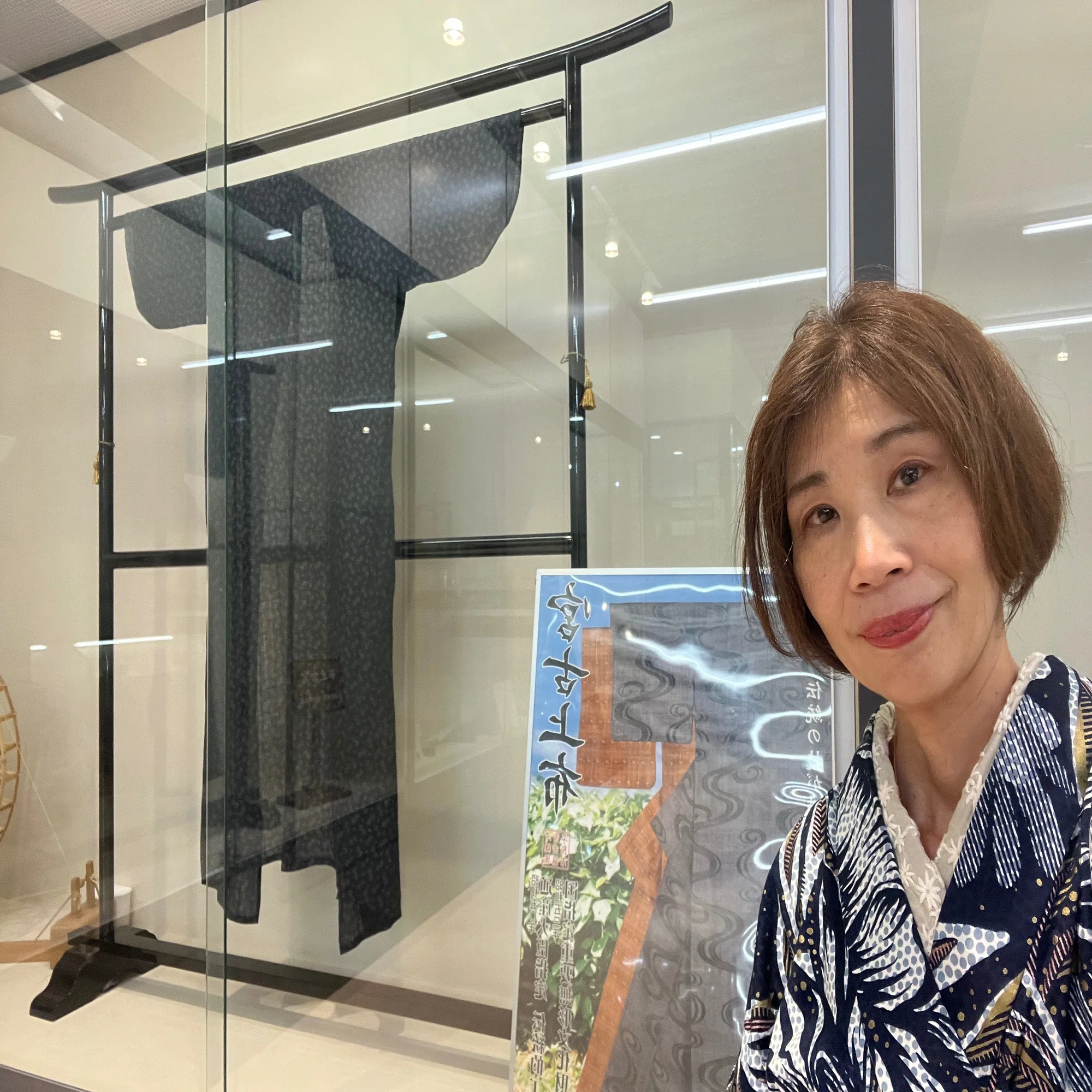 新・着物生活】宮古上布と出会う、島の浴衣時間｜かほ＠《身体と着物 