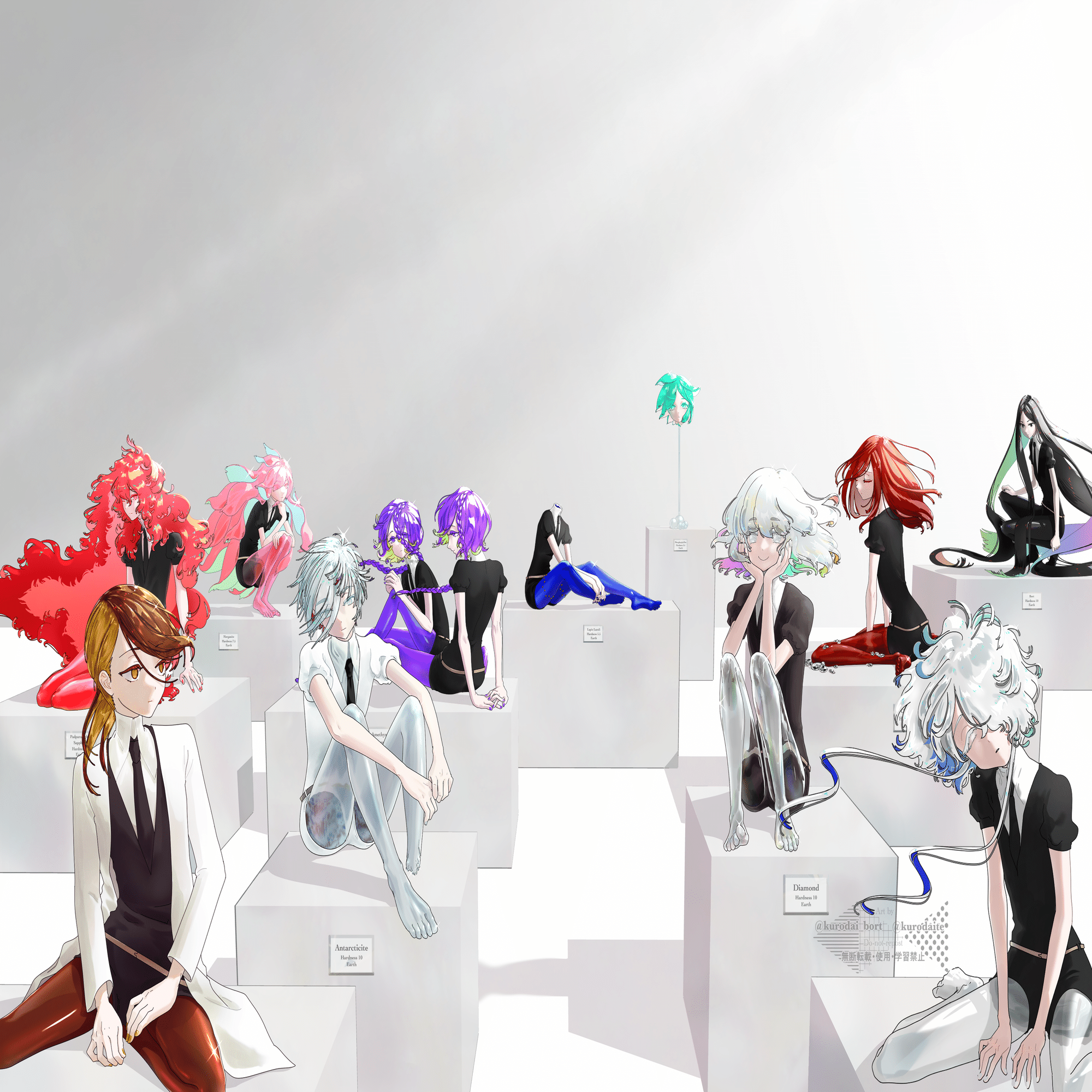 宝石の国連載終了一周年のイラストについて｜黒鯛