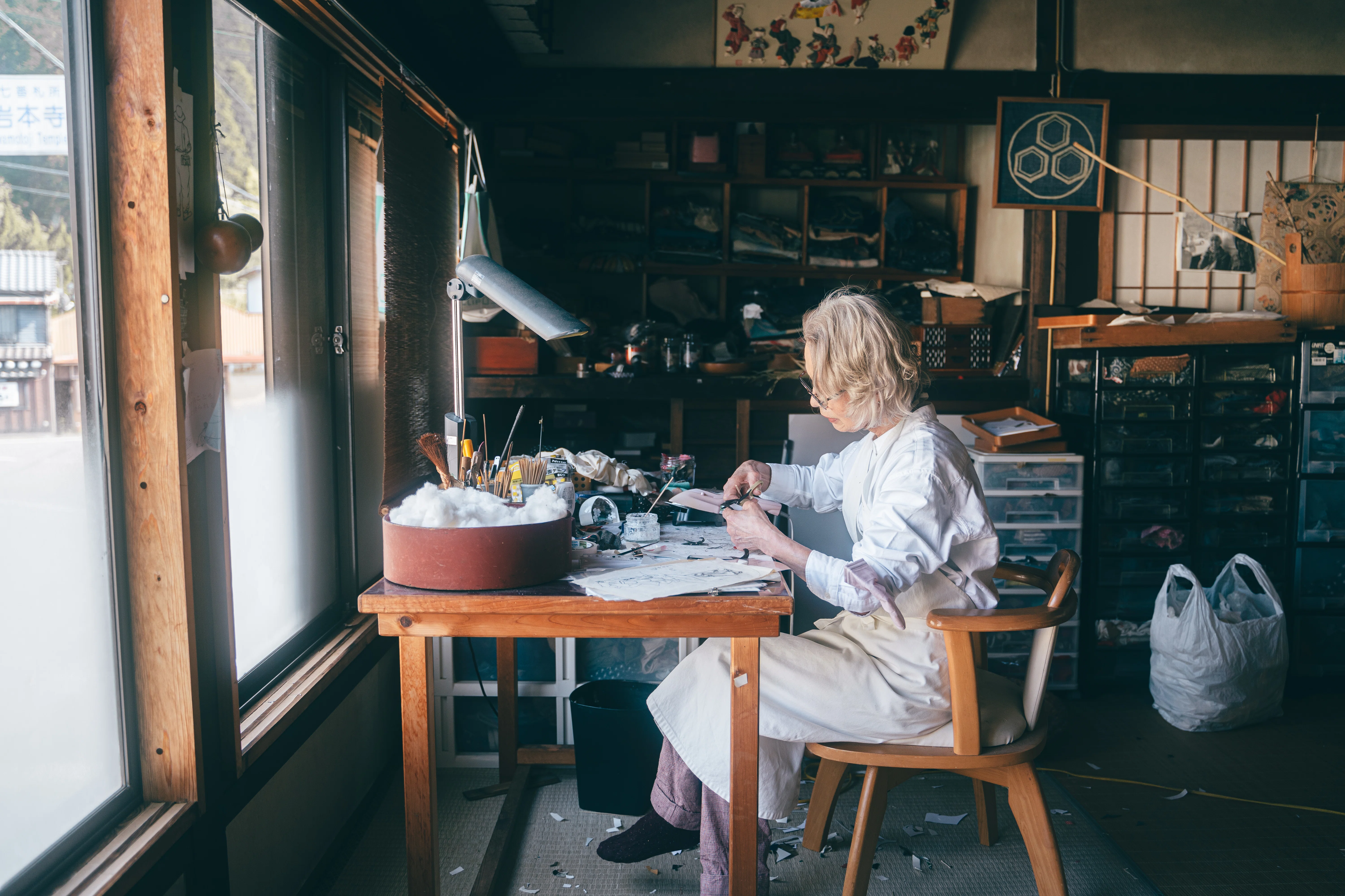 四万十町で生きる、布に命を吹き込む – 押絵作家・伊与木潤子さんの