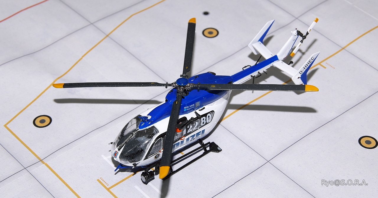プラモデル製作記 レベル 1/72 ユーロコプター EC145｜Ryo@S.O.R.A.