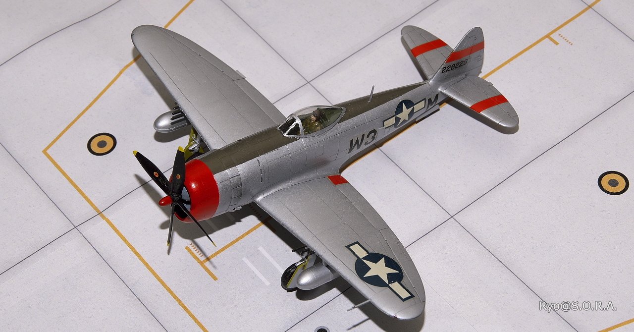 プラモデル製作記 ハセガワ 1/72 P-47D/A-10A サンダーボルト コンボ