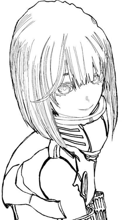 未来的な女性キャラクター 鉛筆画 💘未来（アイ）を描き始める。｜OSAKA