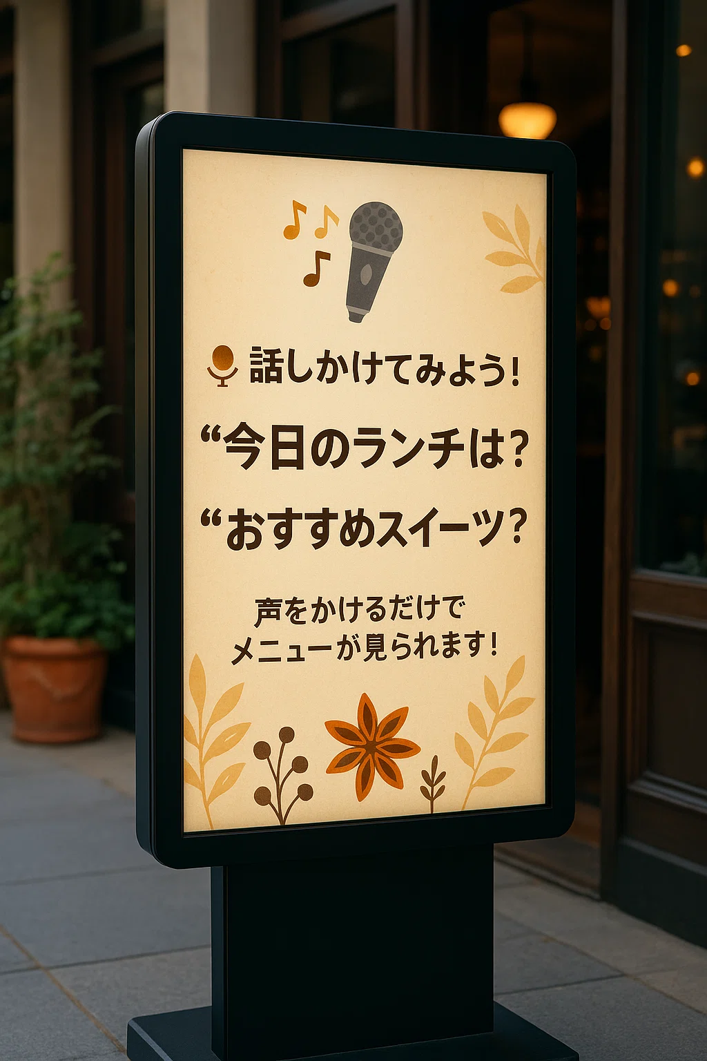 サイネージを声で操作する時代へ｜唐川敬