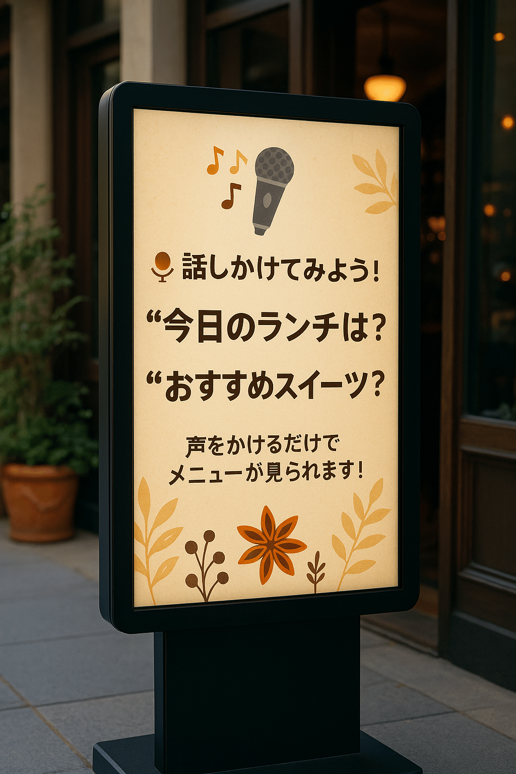 サイネージを声で操作する時代へ｜唐川敬