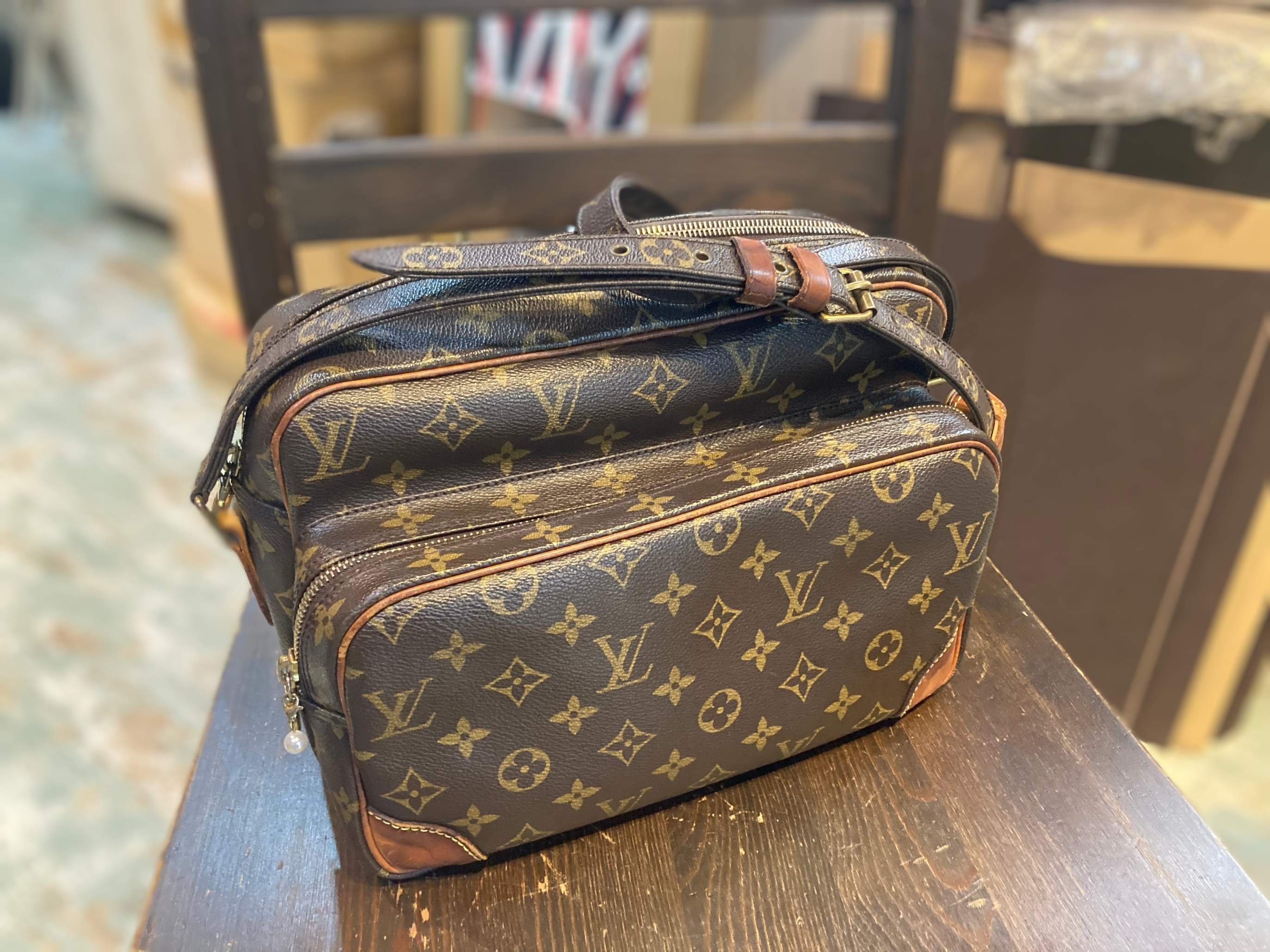 根付交換/根付修理】Louis Vuitton/ルイヴィトンのショルダーバッグ