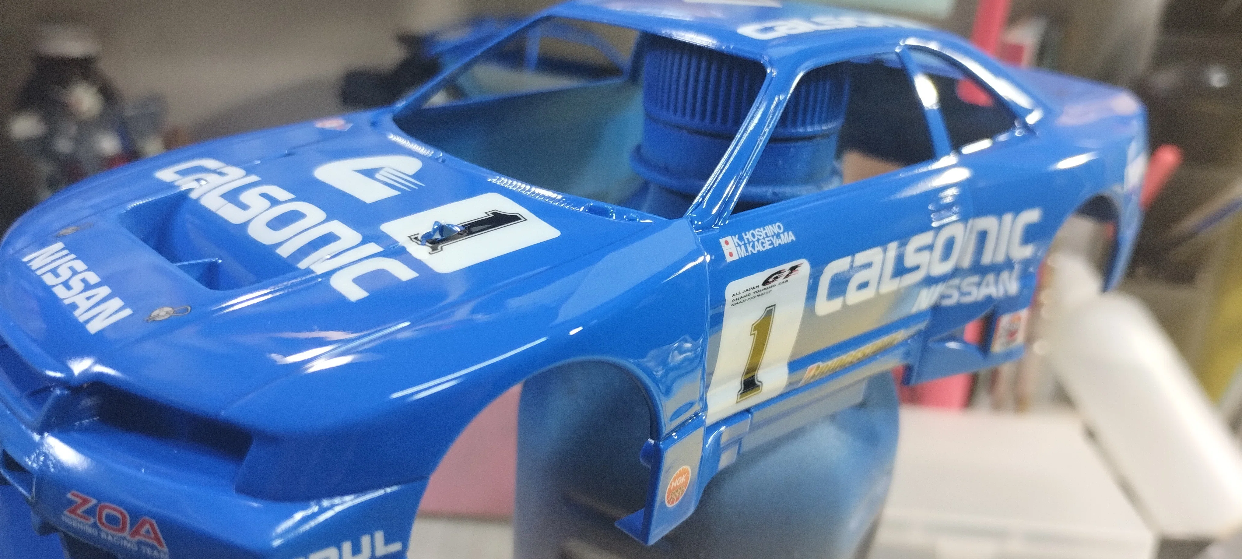 タミヤ】カルソニックスカイラインGT-R【模型】｜豚玉三等兵