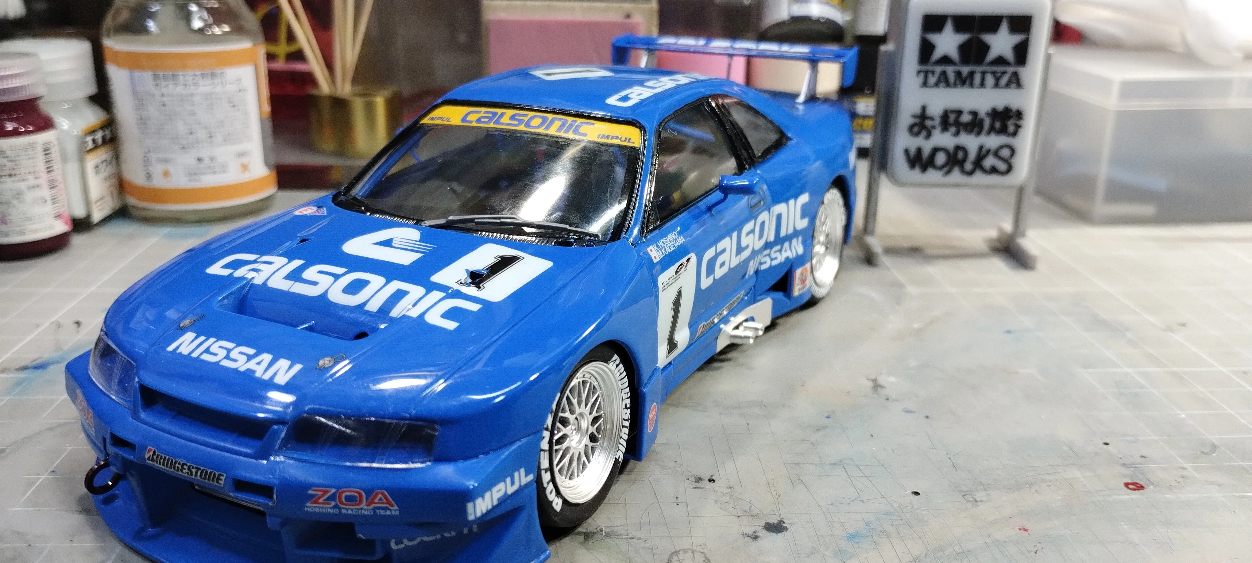 タミヤ】カルソニックスカイラインGT-R【模型】｜豚玉三等兵