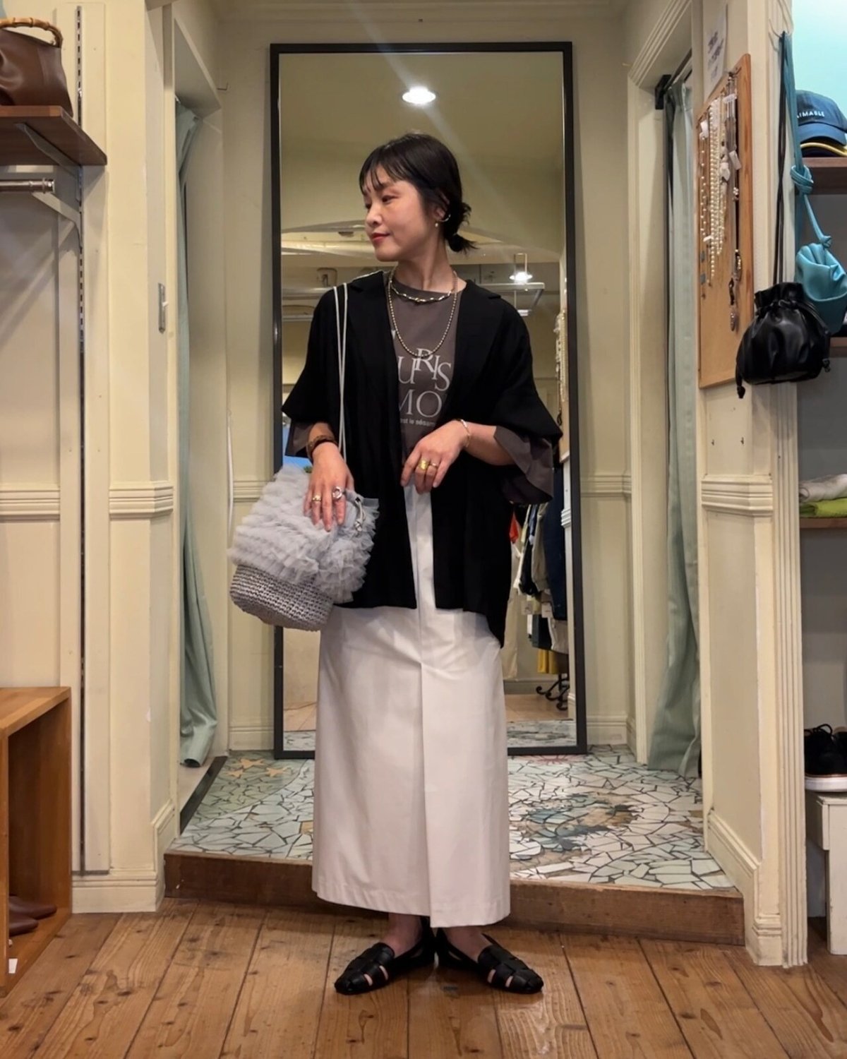 上品な初夏コーデ