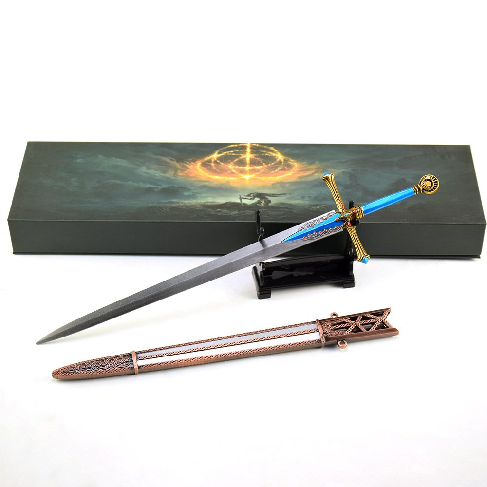 30cmラズリの輝石剣 エルデンリングナイトレイン ミニ武器 キーホルダー アク 30cmラズリの輝石剣 エルデンリングナイトレイン ミニ武器