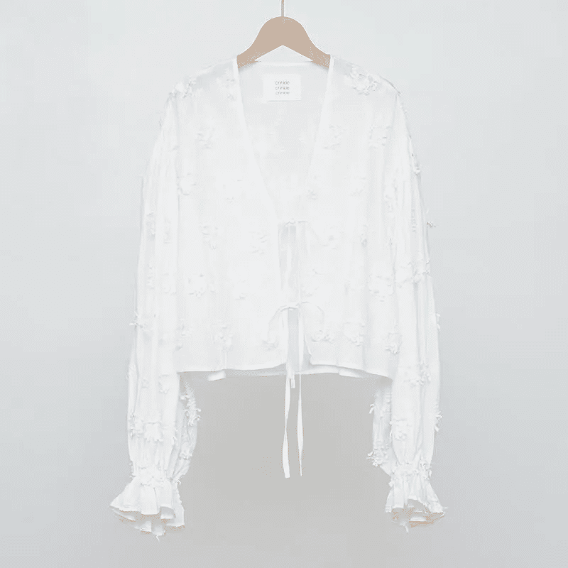 crinkle crinkle crinkle】25SSスタート3D embroidery bolero crinkle crinkle crinkle】25SSスタート3D embroidery bolero