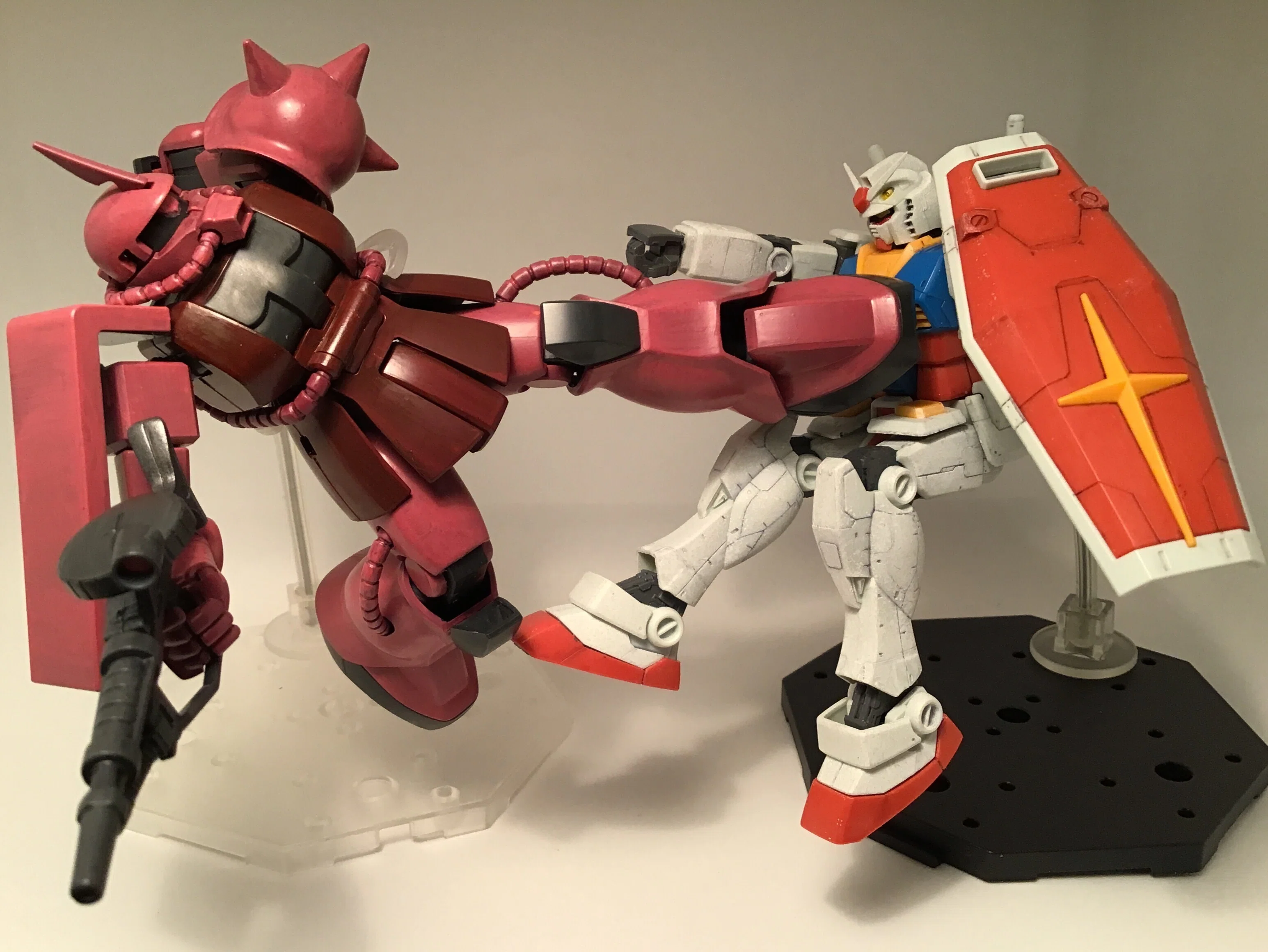 ガンプラ】HGUC MS-06Sシャア専用ザク（2002年Ver.)を作ってみた｜koakisan