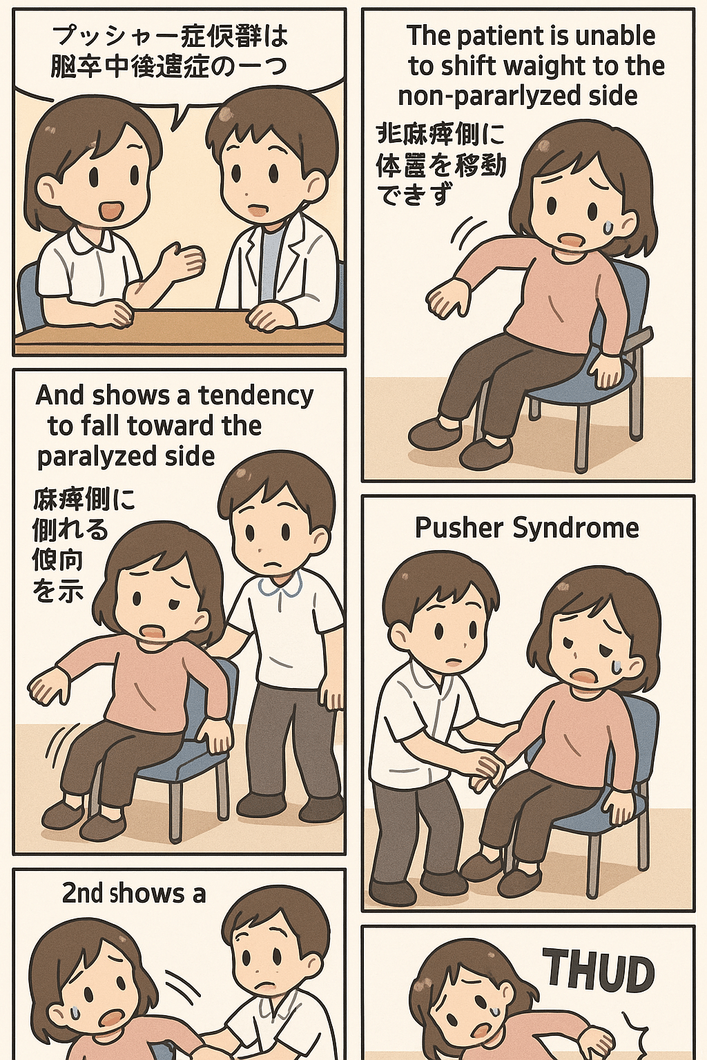 脳卒中患者に起こるプッシャー症候群と最新研究のリハビリ①｜高次な