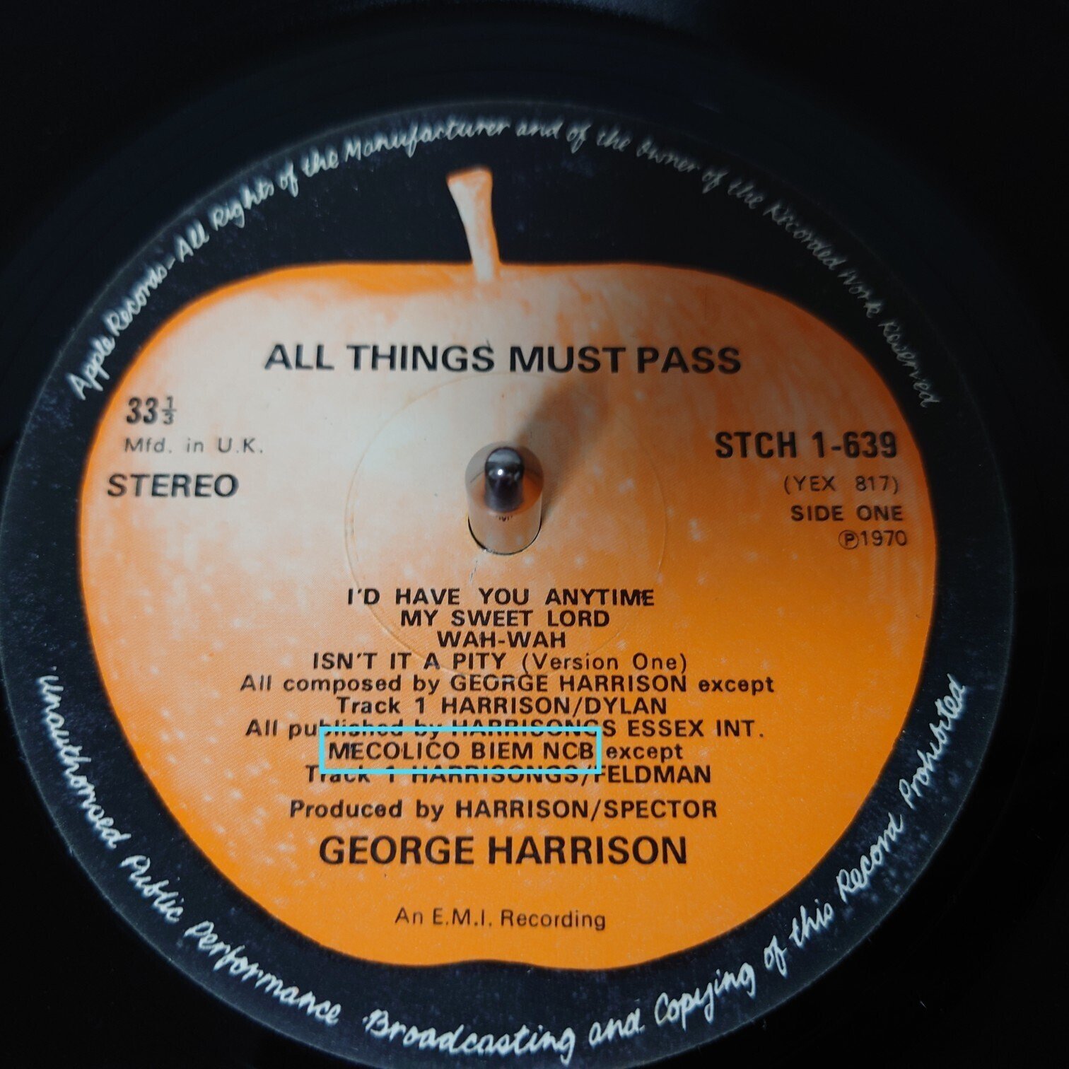 US製BOXに入った、UKｵﾘｼﾞﾅﾙな「All Things Must Pass」｜音(おと)