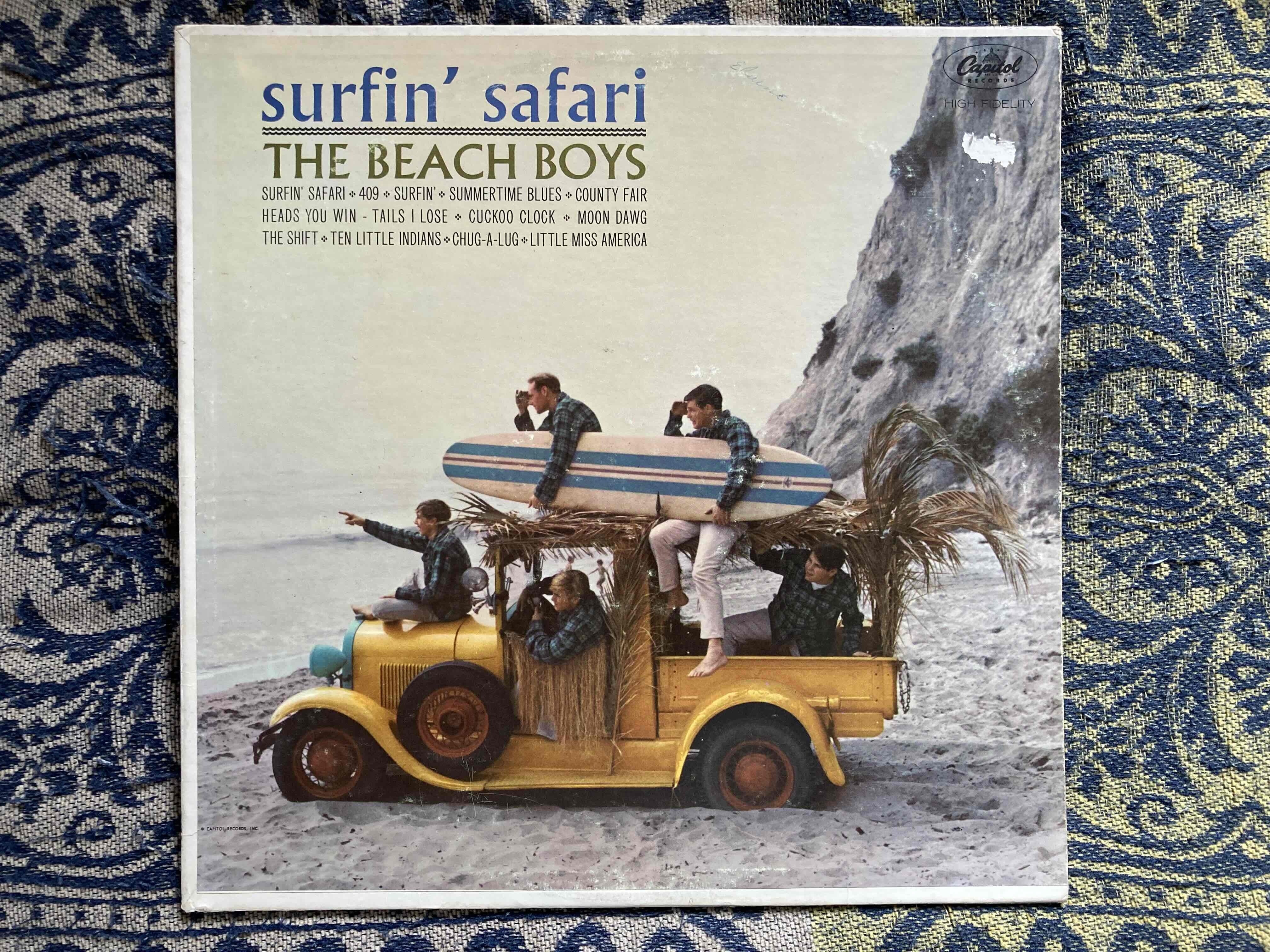 The Beach Boys Surfin' Safari ピクチャーディスク The Beach Boys [ Surfin' Safari ] Capitol T-1808｜naruru's Record