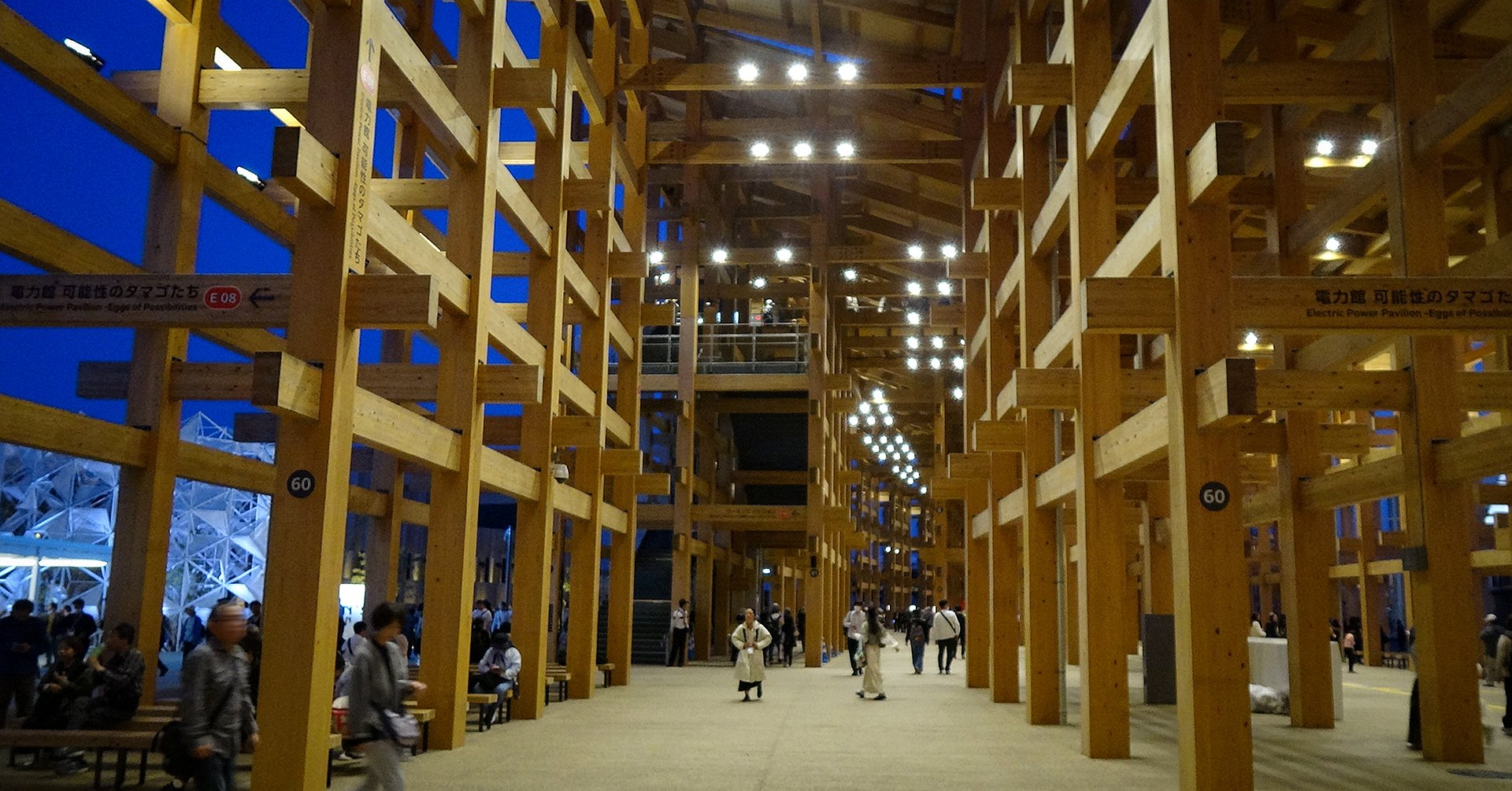 未来都市を歩く／大阪・関西万博ルポ①万博の象徴・大屋根リング