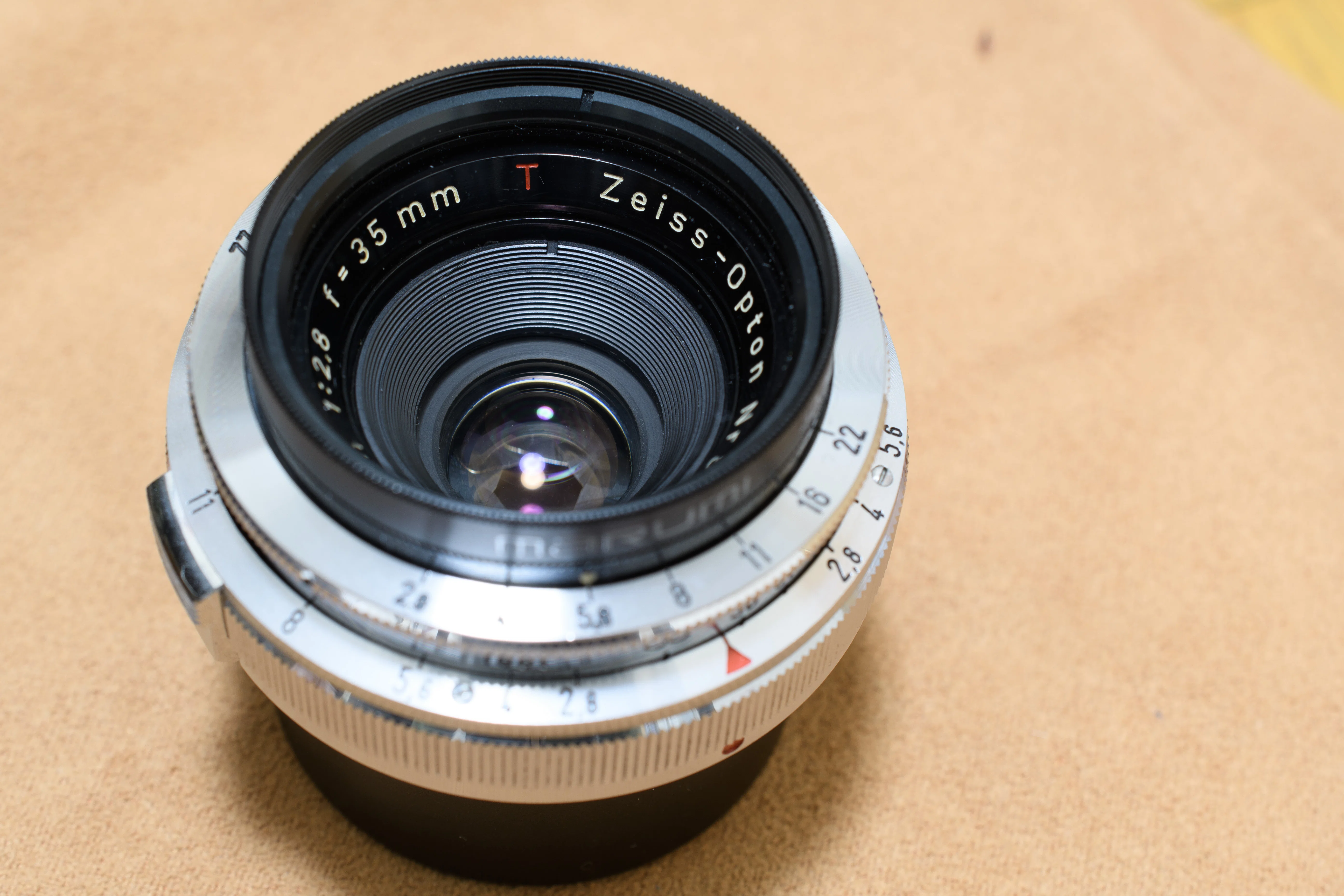 2点セットcontax planar 35mm f2 biogon 2.8/28 Contax Ⅱa & Zeiss Opton Biogon35mmF2.8｜と ご り ん