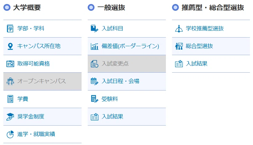 大学受験】情報の集め方｜大学受験コンサルティング｜国公立大学
