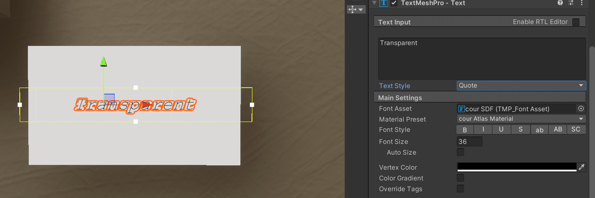 【VRChat】TextMeshProの設定(主に展示など)|ぱるちゃんparuchan