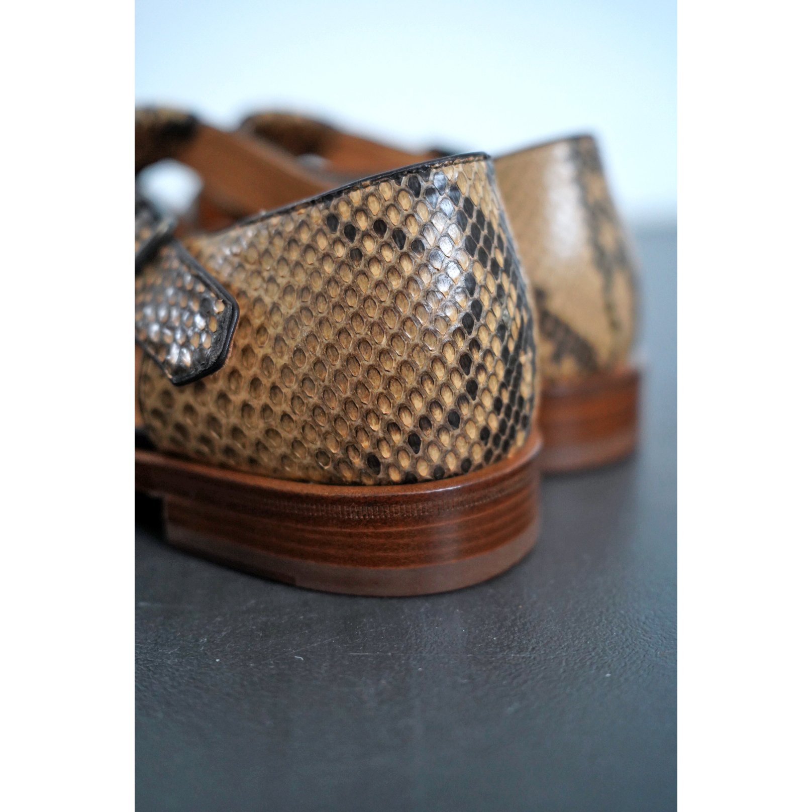 F.LLI Giacometti GURKHA SANDAL パイソン F.lli Giacometti(フラテッリ ジャコメッティ)